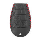 Leather Case For Jeep Smart Remote Key 5+1 Buttons JP-R | MK3 -| thumbnail