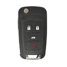 Корпус дистанционного ключа Opel Flip, 4 кнопки