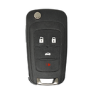 Guscio chiave telecomando Opel Flip 4 pulsanti