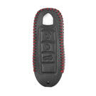 Кожаный чехол для умного дистанционного ключа Porsche 3 кнопки PSC-B | МК3 -| thumbnail