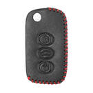 Custodia in pelle per chiave telecomando Bentley Flip 3 pulsanti | MK3 -| thumbnail