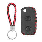 Funda de cuero para Bentley Flip Remote Key 2 Botones