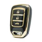Нано-крышка высокого качества для Honda Smart Remote Key 3 кнопки черного цвета D11J3