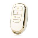 Nano High Quality Cover For Honda Smart Remote Key 3 Buttons White Color G11J3