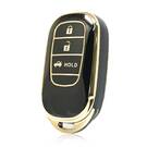 Nano High Quality Cover For Honda Smart Remote Key 3 Buttons Black Color G11J3