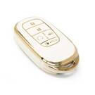 جديد ما بعد البيع نانو غطاء عالي الجودة لسيارة Honda Smart Remote Key 5 أزرار لون أبيض G11J5 | الإمارات للمفاتيح -| thumbnail