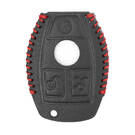Novo estojo de couro de reposição para mercedes benz chave remota inteligente 3 botões de alta qualidade melhor preço | Chaves dos Emirados -| thumbnail