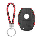 Funda de cuero para Mercedes Benz Smart Remote Key 2 Botones