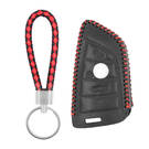 Funda de cuero para llave remota BMW FEM Blade 3 botones