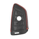 Кожаный чехол для дистанционного ключа BMW FEM Blade с 3 кнопками | МК3 -| thumbnail