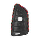 Кожаный чехол для BMW CAS4 F Series Blade Remote Key 4Button | МК3 -| thumbnail