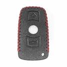 Кожаный чехол для дистанционного ключа BMW CAS3 с 3 кнопками | МК3 -| thumbnail