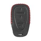 Кожаный чехол для Chevrolet Smart Remote Key 3 кнопки | МК3 -| thumbnail
