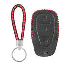 Estojo de couro para Chevrolet Smart Remote Key 3 botões
