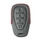 Leather Case For Chevrolet Smart Remote Key 4 Buttons| MK3 -| thumbnail