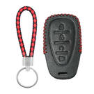 Funda de cuero para Chevrolet Smart Remote Key 4 botones