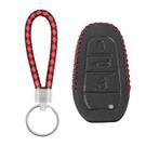 Leather Case For Peugeot Citroen Remote Key 3 Buttons