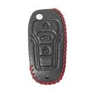 Кожаный чехол для дистанционного ключа Ford Flip с 3 кнопками | МК3 -| thumbnail