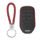 Estojo de couro para Honda Smart Remote Key 3 botões