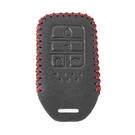 Funda de cuero para Honda Smart Remote Key 4 Botones | mk3 -| thumbnail