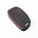 New Aftermarket Leather Case For Hyundai Tucson Elantra Sonata Ioniq Remote Key 4 Buttons High Quality Best Price | Emirates Keys -| thumbnail