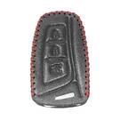 Funda de cuero para Hyundai Santa Fe Equus Remote Key 3 Button | mk3 -| thumbnail