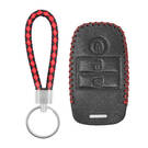 Funda de cuero para Kia Smart Remote Key 3 botones