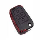 New Aftermarket Leather Case For Volkswagen Flip MQB Remote Key 3 Buttons High Quality Best Price | Emirates Keys -| thumbnail