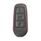 Leather Case For Volkswagen Passat Smart Remote Key 3 Button| MK3 -| thumbnail