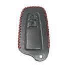 Custodia in pelle per Toyota Prius Smart Remote Key 2 pulsanti | MK3 -| thumbnail