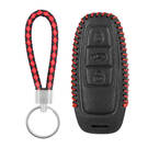 Funda de cuero para nuevo Audi Smart Remote Key 3 Botones