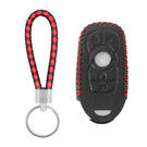 Funda de cuero para llave remota inteligente Buick 5 botones