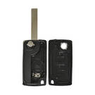 New Aftermarket Citroen Peugeot 307 Flip Remote Key Shell 2 Buttons with Battery Holder va2 Blade High Quality Low Price | Emirates Keys -| thumbnail