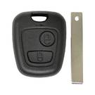 Carcasa para llave remota de Peugeot, hoja HU83 de 2 botones de alta calidad, cubierta para llave remota Mk3, reemplazo de carcasas para llavero a precios bajos. -| thumbnail