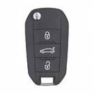 Peugeot Flip Remote Key 3 Buttons 433MHz AES Transponder