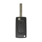 Peugeot 407 Flip Remote Key Shell Sedan tipo tronco com suporte de bateria de alta qualidade, tampa da chave remota Mk3, substituição de invólucros de chaveiro a preços baixos. -| thumbnail