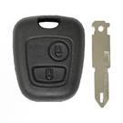 Peugeot 206 Remote Key Shell 2 botões NE72 / NE73 Lâmina sem suporte de bateria de alta qualidade, tampa da chave remota Mk3, substituição de invólucros de chaveiro a preços baixos. -| thumbnail