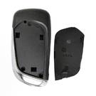 Coque de clé télécommande Peugeot Flip 2 boutons chromée sans support de batterie modifié de haute qualité, coque de clé télécommande Mk3, remplacement de coques de porte-clés à bas prix. -| thumbnail