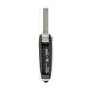 Peugeot Flip Remote Key Shell Chrome 2 Button With Battery Holder Modified - MK13459 - f-2 -| thumbnail
