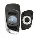 Peugeot Flip Remote Shell Chrome 3 Button with Battery Holder High Quality, Mk3 Remote Key Cover, Key Fob Shells Replacement At Low Prices. -| thumbnail