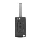 New Aftermarket Peugeot 307 Flip Remote 2 Button 433MHz ASK PCF7941 Transponder High Quality Best Price | Emirates Keys -| thumbnail