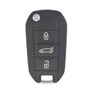 Peugeot 508 301 2013-2017 Orjinal Flip Remote Key 3 Buton