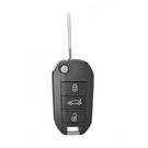 New Peugeot 301 508 Citroen C-Elysee C4-Cactus Flip Remote Key  433 MHz 3 Buttons - MK3 Remotes | Emirates Keys -| thumbnail