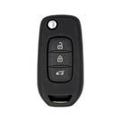 REN Flip Remote Key Shell 3 botões cor branca lâmina VAC102