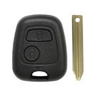 Peugeot Remote Key Shell 2 Button Pine Shape SX9 Blade - -| thumbnail