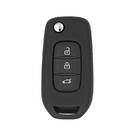 Renault Symbol Twingo Duster Sandero Flip Remote Key 3 أزرار 433MHz AES PCF7961 Transponder HYN17 Blade