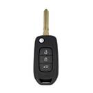 Pós-venda de alta qualidade Renault Flip Remote Key Shell 3 botões cor branca HU179 Blade, Emirates Keys Remote Key Cover, Key Fob Shell Replacement a preços baixos -| thumbnail