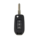 Novo Aftermarket Renault - REN Flip Remote Key Shell 3 Botões Cor Branca HU136 Lâmina Alta Qualidade Preço Baixo Encomende Agora | Chaves dos Emirados -| thumbnail