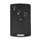 REN Fluence Megane3 Clio4 Remote Card Shell 4 Buttons with Laser Blade Emergency Key