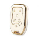 Capa nano de alta qualidade para GMC Smart Key 5+1 botões cor branca